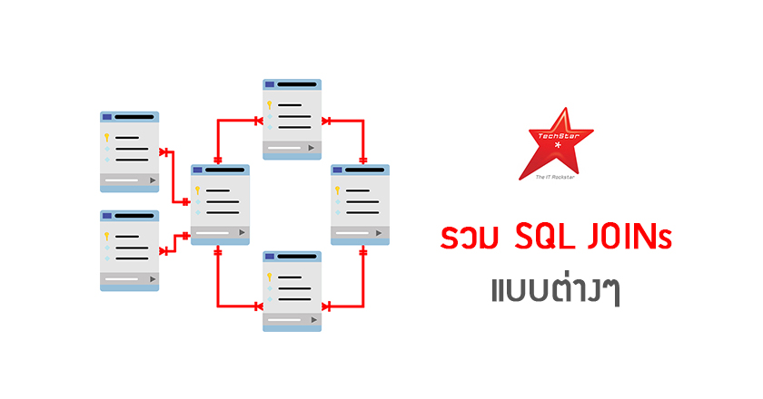 รวม SQL JOINs แบบต่างๆ