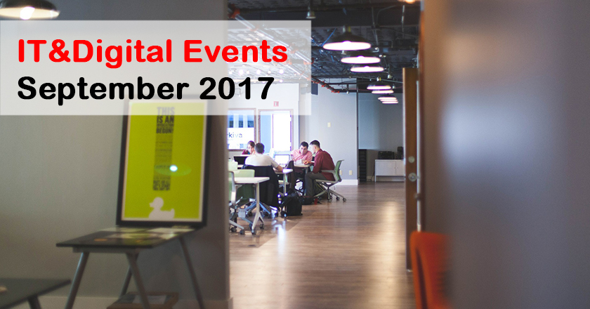IT&Digital Events in September 2017