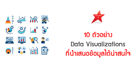 10 ตัวอย่าง Data Visualizations ที่นำเสนอข้อมูลได้น่าสนใจ