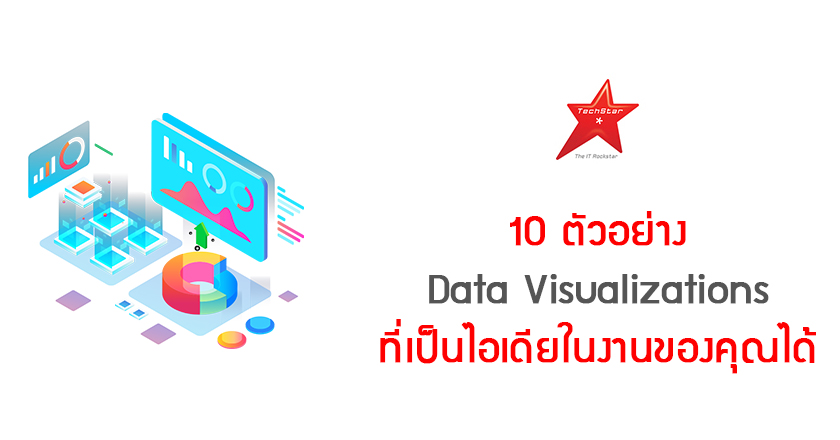 10 ตัวอย่าง Data Visualizations ที่เป็นไอเดียในงานของคุณได้