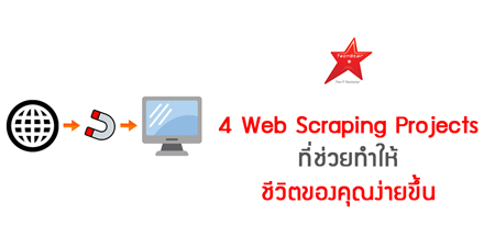 4 Web Scraping Projects ที่ช่วยทำให้ชีวิตของคุณง่ายขึ้น